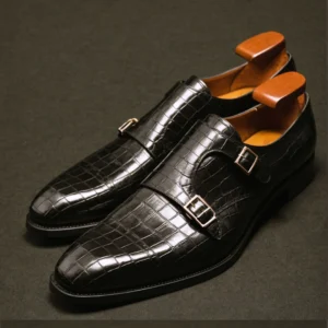 Lysander Toe Cap Monk Straps