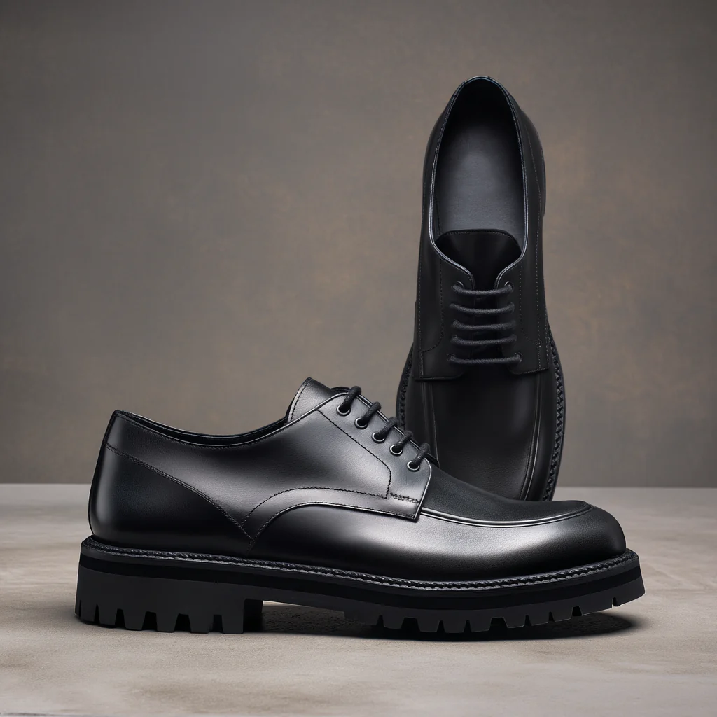 Black Leather Titan Ridge Derby_1