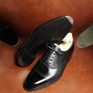 Black Leather Imperial Eclipse Oxfords