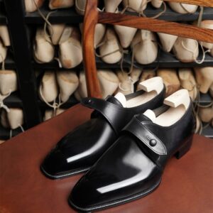 Black Onyx Button Monk