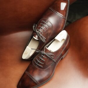 Brow Mahogany Regent Oxfords
