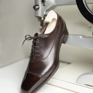 Forge Brown Leather Oxfords